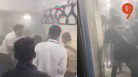Panic on Daund-Pune DEMU as Fire Breaks Out