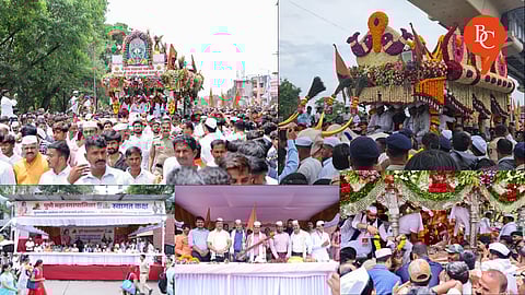  Pune Welcomes Sant Tukaram Maharaj and Sant Dnyaneshwar Maharaj Palkhis