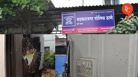 A habitual offender vandalized the Sahakarnagar Police Station.