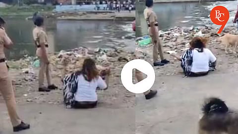 A young woman, allegedly intoxicated, created panic near Pune’s Mula-Mutha river by attempting to enter the water