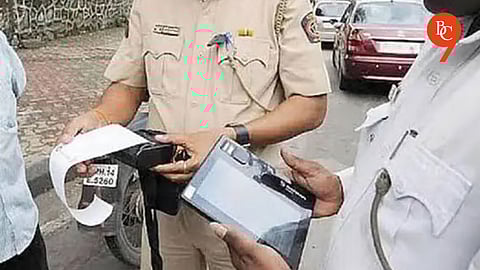 Fines Paid in Lok Adalat Still Appear in Police App