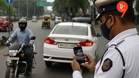 Over 4,000 traffic violation complaints were filed via the Public Traffic Police (PTP) app in Pune