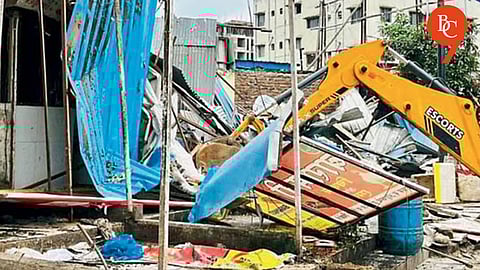 Action on Encroachments on Fergusson Road