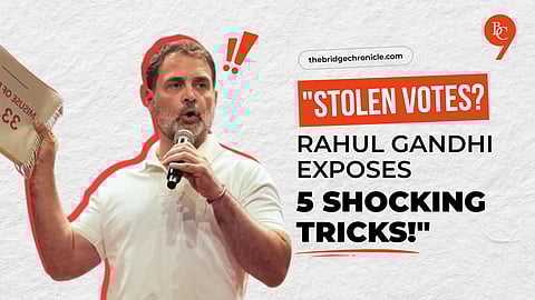 Rahul Gandhi has alleged widespread voter fraud and accused the Election Commission of negligence in handling the electoral process.
