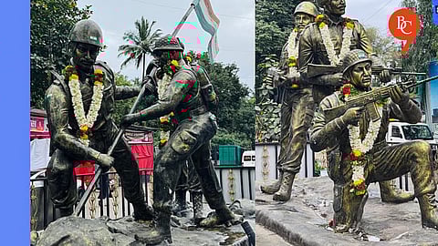 Shaurya Sculpture in Pune’s Kothrud Pays Tribute to Indian Soldiers