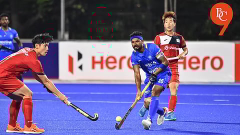 India draw to South Korea