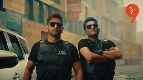 MS Dhoni and R Madhavan