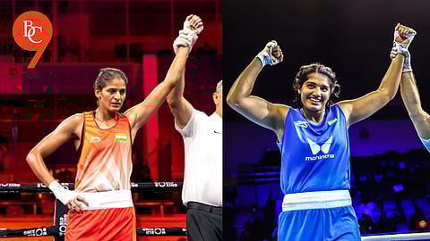 Jaismine Lamboria and Nupur Sheoran 