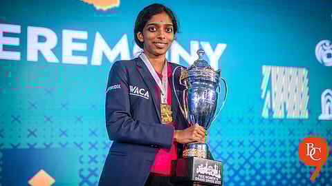 R. Vaishali, Winner, FIDE Grand Swiss 2025