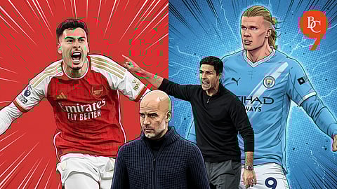 Arsenal draw 1-1 with Man City