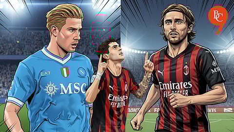 Kevin De Bruyne, Luca Modric and Christian Pulisic, as AC milan defeats Napoli, Serie A