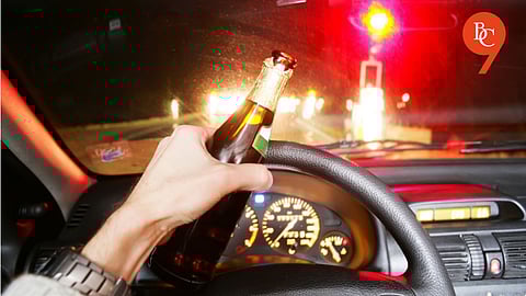 Drunk Driver Crashes Near Balgandharva Rangmandir, Damages Car After Hitting Two-Wheeler