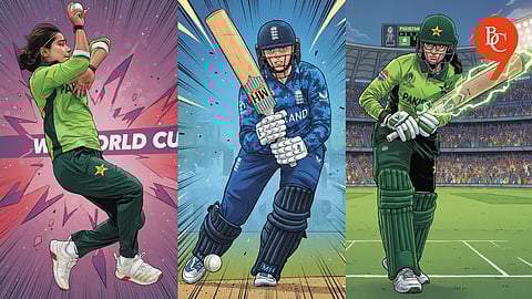 Fatima Sana, Charlie Dean, Muneeba Ali, England and Pakistan share points as rain washes away play