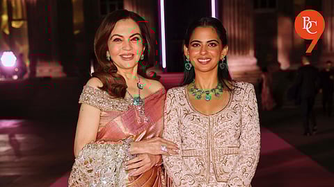 35 Artisans Craft Isha Ambani's Stunning Ensemble for British Museum Event