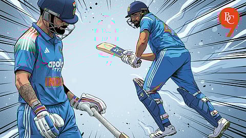 Virat Kohli and Rohit Sharma- Ind vs Aus 2nd ODI