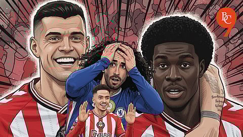 Granit Xhaka, Marc Cucurella, Chemsdine Talbi