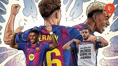 Marcus Rashford, Ferran Torres, Fermin Lopez, Lamine Yamal