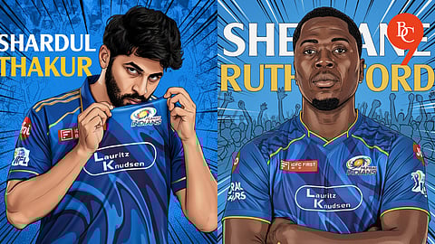 Shardul Thakur and Sherfane Rutherford join Mumbai Indians in IPL trade window