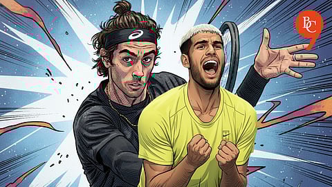 Carlos Alcaraz defeats Lorenzo Musetti to clinch year-end world No. 1 rank