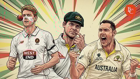 Brendan Doggett, Steve Smith, Scott Boland