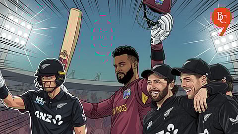 Rachin Ravindra, Shai Hope, Devon Conway, Mitchell Santner