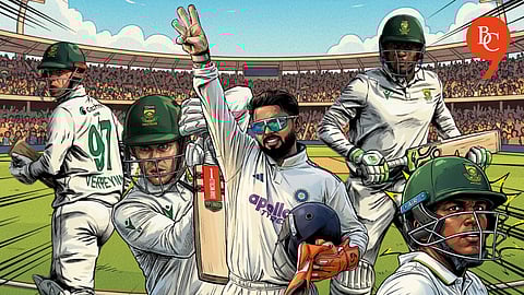 Kyle Verreynne, Rishabh Pant, Senuran Muthusamy, Muthusamy and Verreynne steady South African ship in the first session of day 2, Ind vs SA, Guwahati