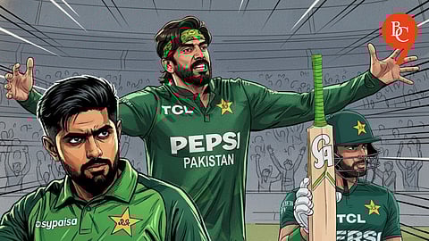 Babar Azam, Umar Tariq, Sahibzada Farhan, Pakistan beats Zimbabwe to enter finals of the Tri-series, Rawalpindi, 2025