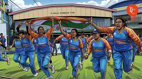 Indian team claims the inaugural Blind Women's T20 World Cup, 2025
