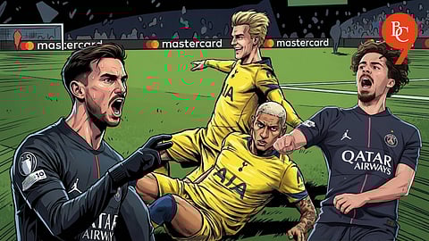 Fabian Ruiz, Richarlison, Vitinha, PSG vs Tottenham, UCL 2025