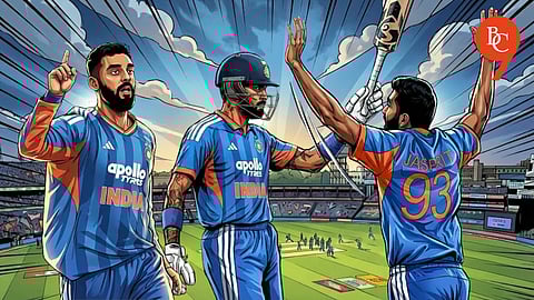 Varun Chakravarthy, Hardik Pandya, Jasprit Bumrah, India defeats South Africa in 1st t20i at barabati stadium cuttack, 2025