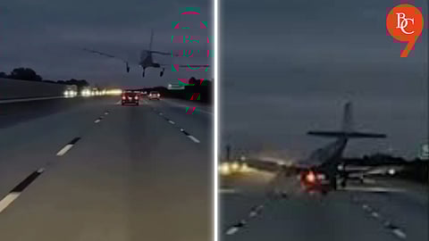 Florida Plane Crash Caught on Video: Small Aircraft Collides with Car in the US | Watch Video