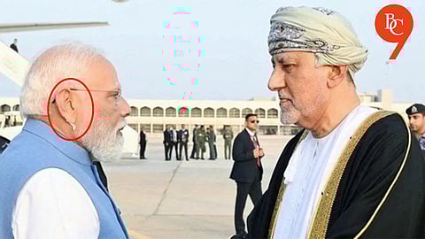 PM Modi's Unique Ear Accessory in Oman Visit Captivates Attention