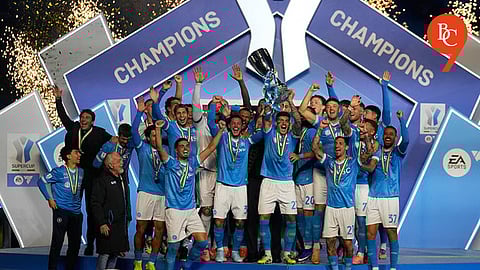 Napoli 2-0 Bologna: David Neres stars as Conte's men lift Supercoppa Italiana