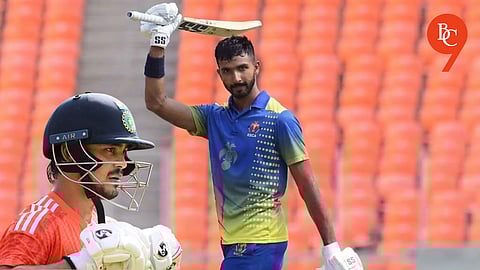 Kishan’s 33-ball ton not enough: Padikkal’s 147 steals the show in record chase for Karnataka
