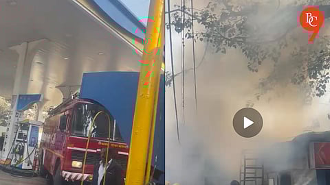 Fire Breaks Out Near Petrol Pump on Jangli Maharaj Road, Pune