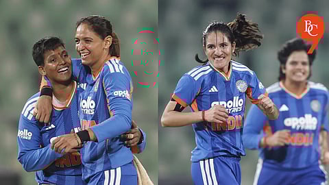 Deepti Sharma, Harmanpreet Kaur, Renuka Singh Thakur, Shafali Verma, IND W VS SL W, 3rd T20I