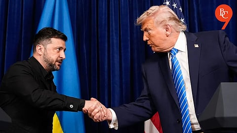 Trump and Zelensky Meet to Discuss Peace Plan, Trump Says Thorny Issues Remain