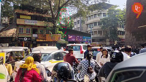 New Year Rush Brings Traffic Chaos to Central Pune
