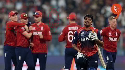 Nepal fall 4 runs short of disrupting the cricketing world; England survive WC opener