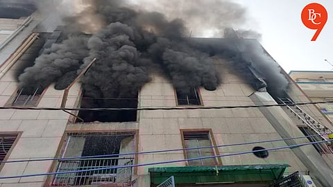 Massive Fire Erupts at Delhi Plastic Factory, Rescue Efforts in Full Swing