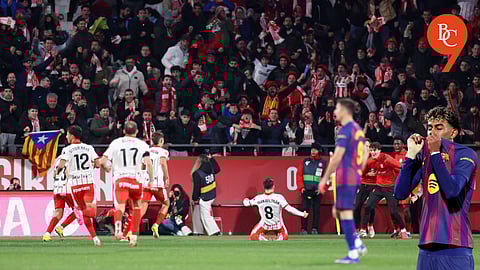 Girona stun Barcelona to hand Real Madrid the La Liga title lead