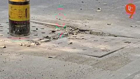 Pune: ₹145 Crore Roadworks for ‘Pune Grand Tour’ Under Scrutiny as Chambers Begin to Sink Within a Month