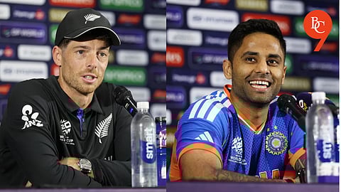 ICC T20 World Cup Final: "Wouldn’t mind breaking a few hearts" says Santner setting sights on silencing Ahmedabad while Suryakumar urges "courage"