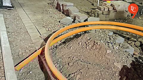 Balewadi: Newly Built Footpath Dug Up Within Two Months for Gas Pipeline Work