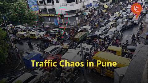 Pune: Traffic Chaos After Opening of Flyover at Pune University Chowk