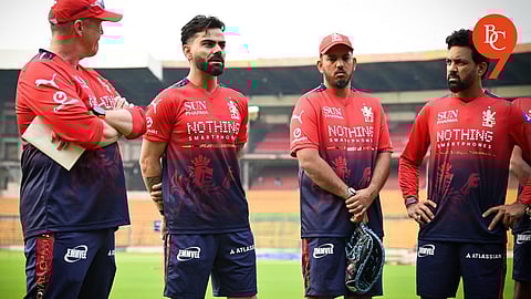 Normalcy returns to Chinnaswamy as King Kohli fires up the opening session, with key players missing