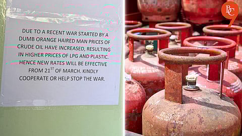 Pune Restaurant Blames ‘War by Dumb Orange-Haired Man’ for Price Hike, Notice Goes Viral