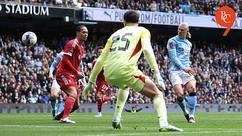 Haaland hat-trick leaves Slot’s Liverpool in tatters; as Man City revive for a domestic treble