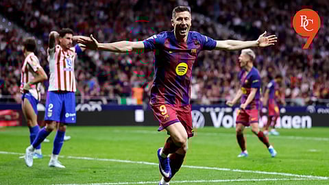 Atletico Madrid fume over VAR drama as Lewandowski's shoulder takes Barcelona closer to the title