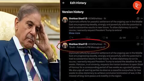 Pakistan PM’s Copy‑Paste Slip on Iran Ceasefire Post on X Triggers ‘Scripted Message’ Row